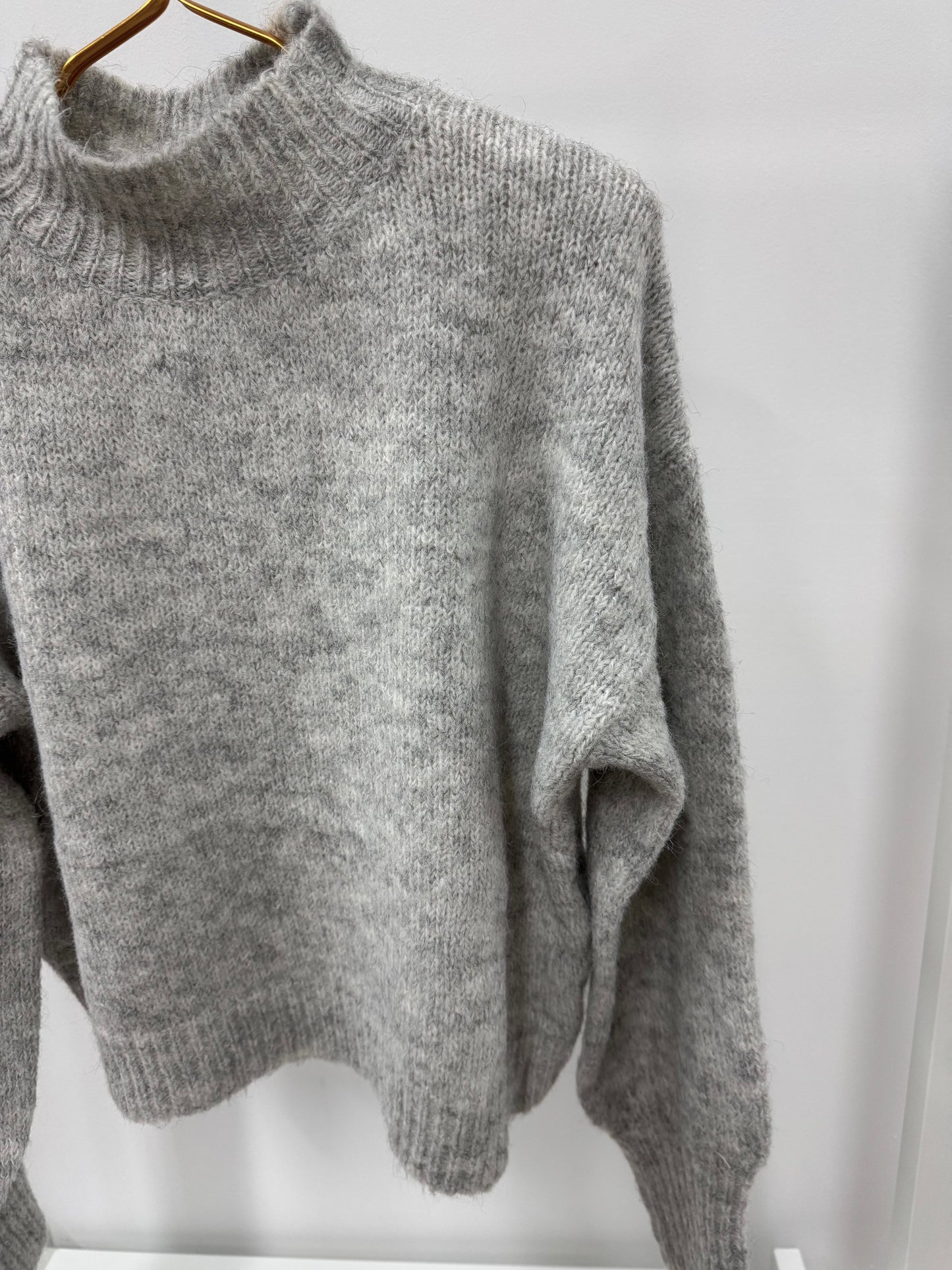 PULL MARIN GRIS CLAIR CHINE